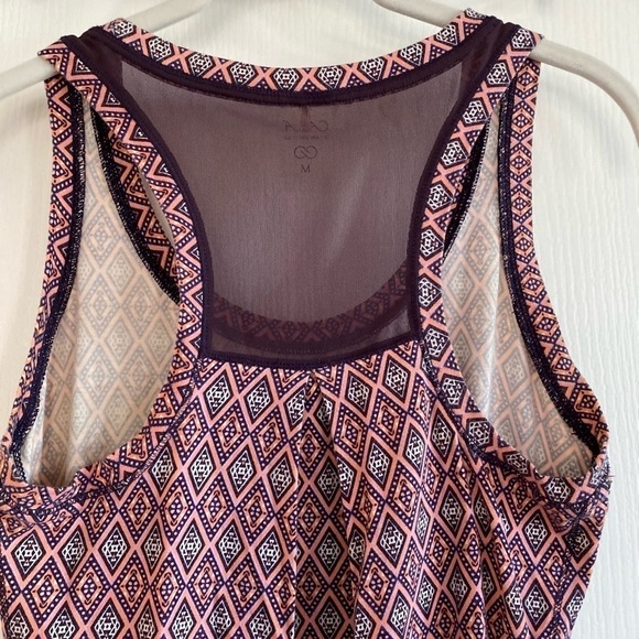Calia Pink & Purple Diamond Printed Scoop Neck Athletic Tank Top M - Picture 8 of 11